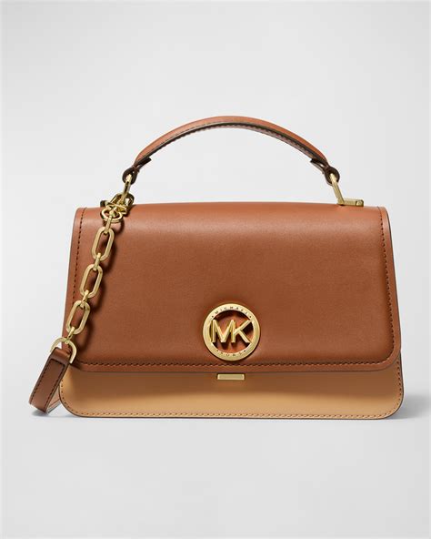 MICHAEL Michael Kors Delancey Medium Leather Satchel Bag